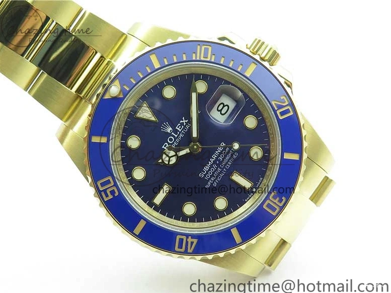 MiroTime 0506 Submariner 41mm 126618 LB YG BP Maker Best Edition Blue Dial on YG Bracelet DailyWear 2572